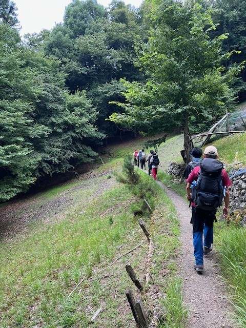 ２日目　下山　終盤